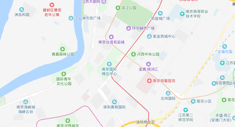 南京家博会展馆交通路线地图